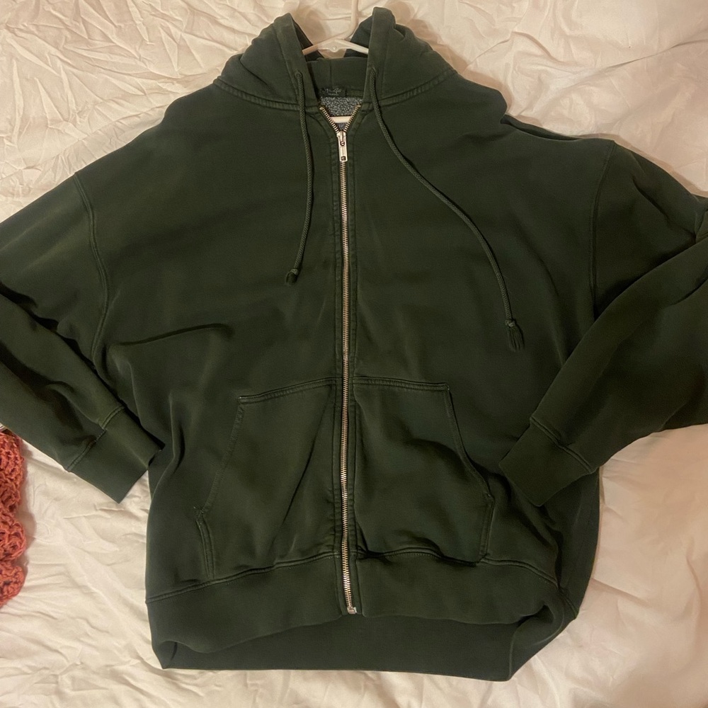 Brandy Melville oversized zip up